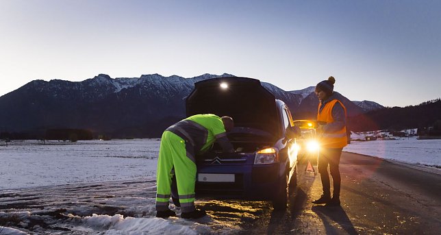 Bild: "Gelbe Engel" sind auch zu Weihnachten unterwegs