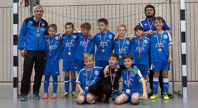Bild: 3. Platz f&uuml;r Wackers E III bei Futsal-KM