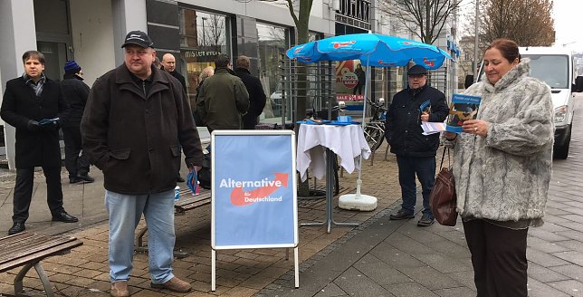 Bild: Infostand der AfD-Landtagsfraktion