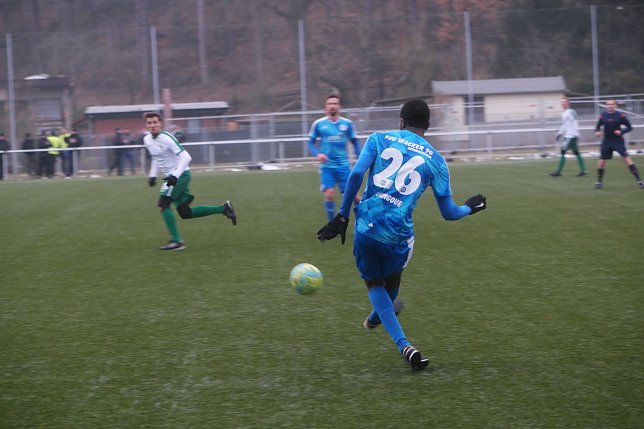 Bild: Nestor Djengoue im Spiel gegen Chemie Leipzig
