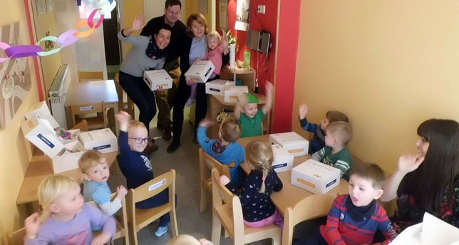 Bild: "Kleine Entdecker" wurden &uuml;berrascht