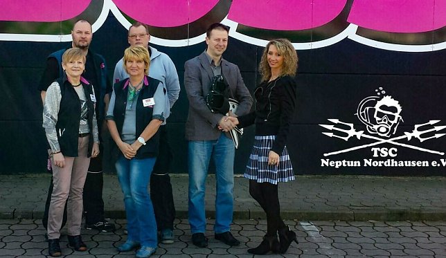 Bild: Unterst&uuml;tzung f&uuml;r Tauchsportclub Neptun