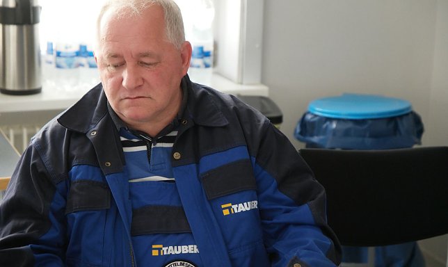 Bild: Auf seine Routine und Erfahrung wird es ankommen: Sprengmeister Andreas West