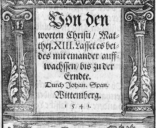 Bild: Predigt von Spangenberg