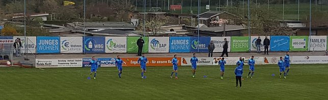 Bild: Blick auf das Spielfeld
