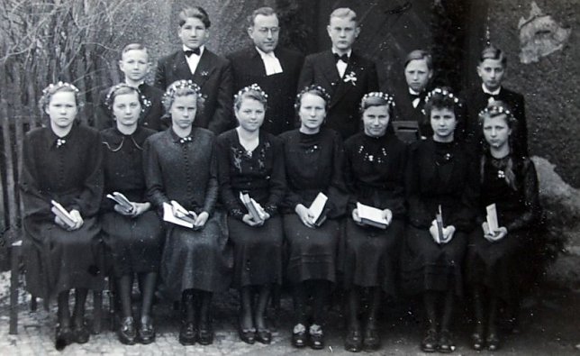 Bild: Konfirmation 1952