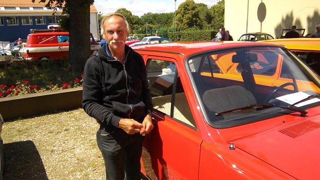 Bild: Hans Vogler motzte den Skoda 105, Baujahr 1978, vorbildlich auf, gewann eine Urkunde.