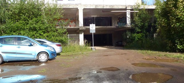 Bild: Ausfahrt aus der Tiefgarage