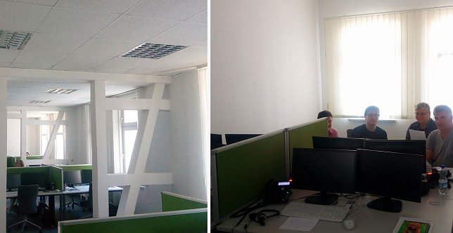Bild: "Mini-Call-Center" in Betrieb genommen