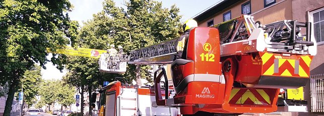 Bild: Am Sonntagvormittag in der Hesser&ouml;der Stra&szlig;e