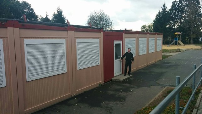 Bild: Unterricht in Containern