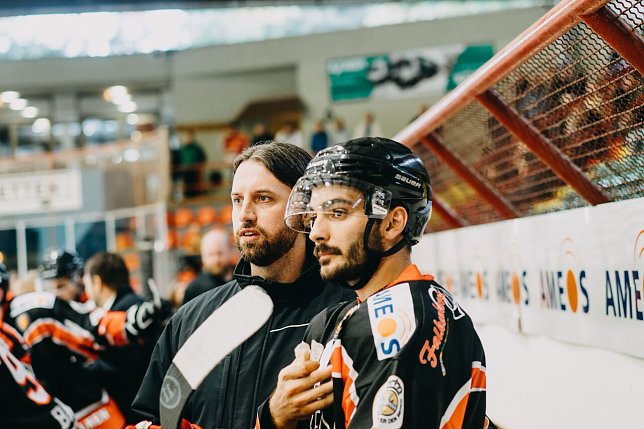 Bild: Max Bauer mit Trainer Norbert Pascha