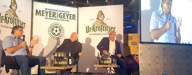 Bild: Meyer trifft Geyer, moderiert von Gert Zimmermann