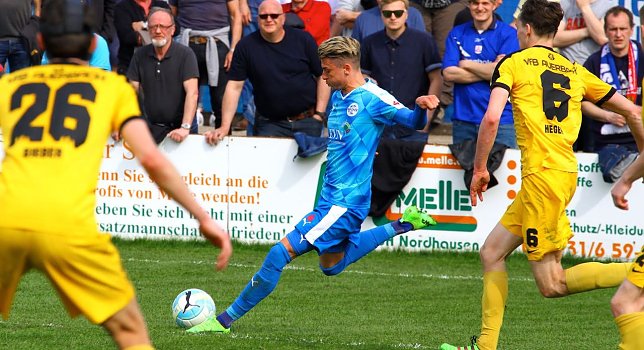 Bild: Lucas Scholl hat sich in Nordhausen sehr gut entwickelt