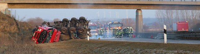 Bild: Unfall auf der A 38