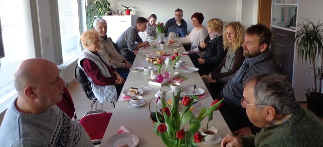 Bild: Kaffeerunde bei der SPD