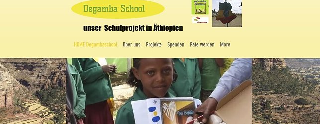 Bild: Startseite der Website
