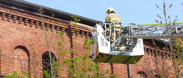 Bild: Brand auf Gaswerk-Gel&auml;nde