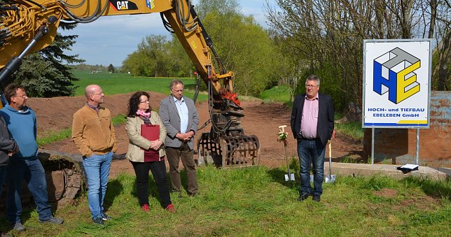 Bild: Bauarbeiten in Lipprechterode beginnen