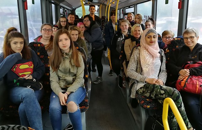 Bild: Girls�day in den Verkehrsbetrieben Nordhausen 