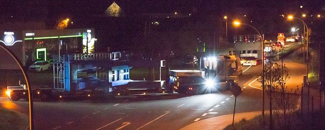 Bild: Erster Transport war unterwegs