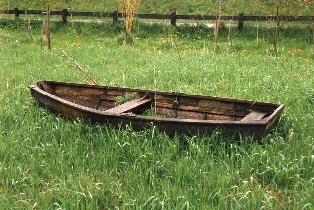 Bild: Das Gartenboot in T