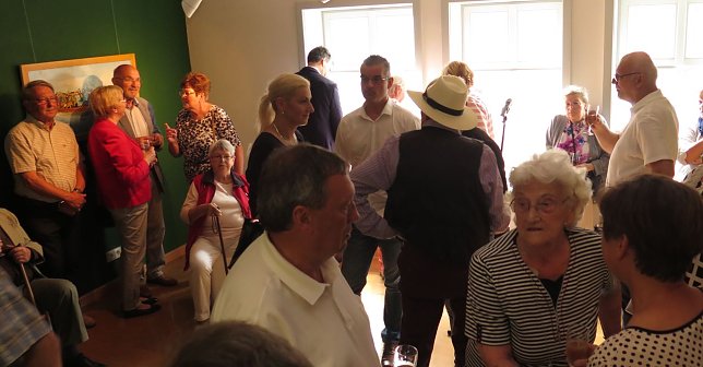 Bild: Vernissage in der Flohburg