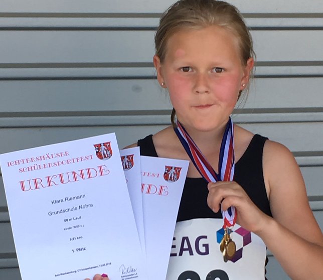 Bild: Klara r&auml;umt jede Woche Titel ab