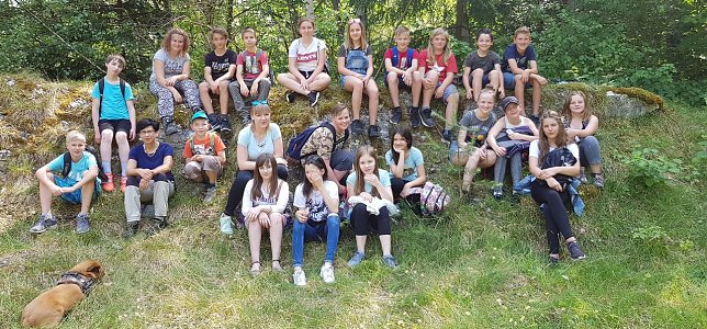 Bild: Herder-Sch&uuml;ler erwandern Biosph&auml;renreservat vor der Haust&uuml;r