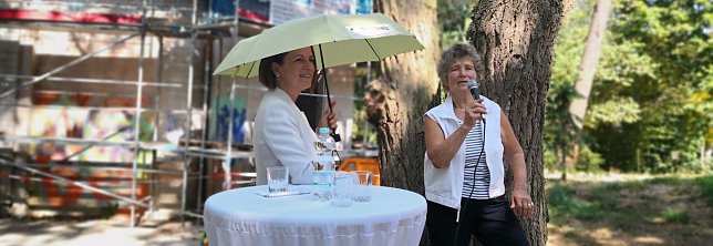 Bild: Schirmherrin Dr. Babette Winter, Gisela Hartmann