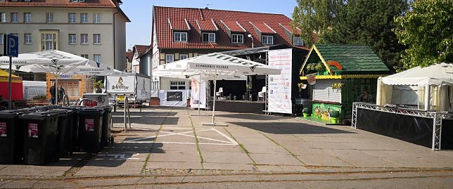 Bild: Hier wird um 16 Uhr das diesj&auml;hrige Fest er&ouml;ffnet