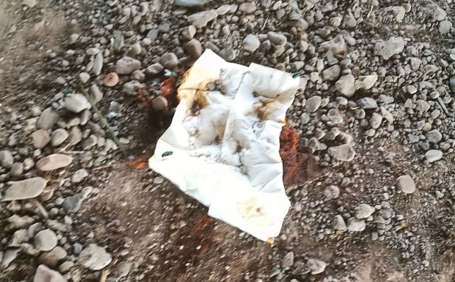 Bild: Die Zorge als M&uuml;llkippe und Toilette