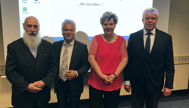 Bild: Von links: Albrecht Feige, Dieter Koch, Petra Seidel, Olaf Salomon