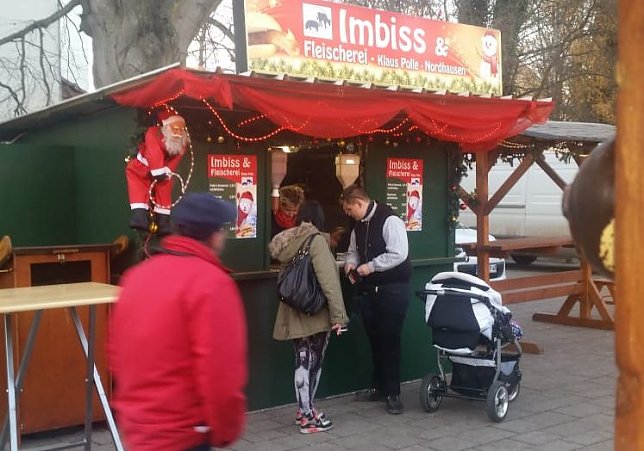 Bild: Polles Stand zum Weihnachtsmarkt