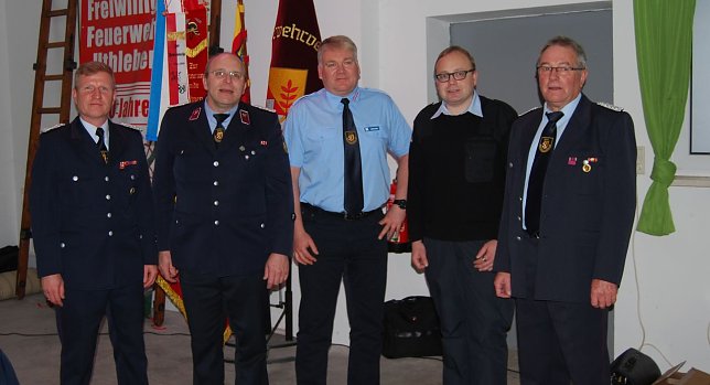 Bild: Von links: Marc Hesse, Thomas Evers, Jens Wenke, Dominic Wenkel, Frank Kulbe 