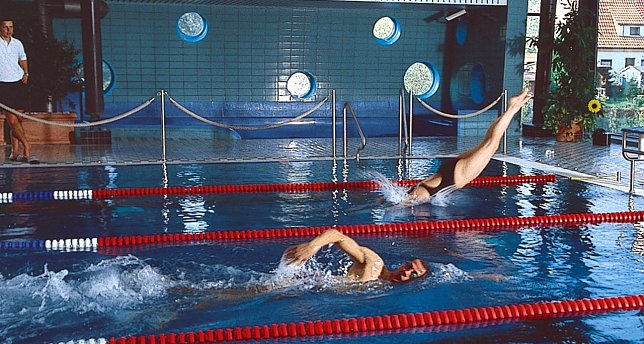Bild: In drei Wochen schwimmen