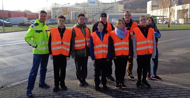 Besuch bei Knauf in Rottleberode Foto: privat
