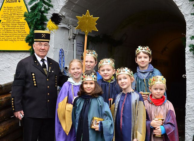 Bild: Sternsinger in Ilfeld unterwegs