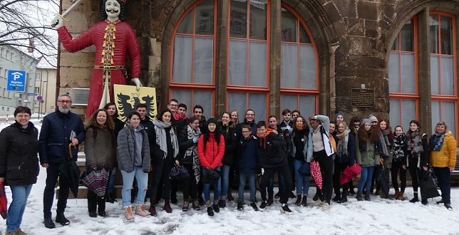 Bild: G&auml;ste aus Le Puy-en-Velay im Humboldt-Gymnasium