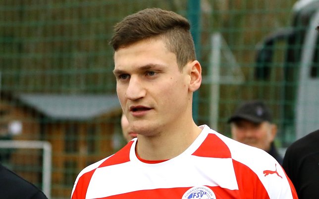 Bild: Esdorf bei einem Testspiel in Sangerhausen