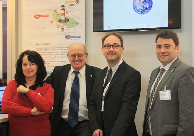 Bild: Messe-Team der Hochschule Nordhausen