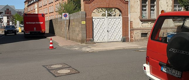 Bild: Feuerwehren und Polizei im Einsatz