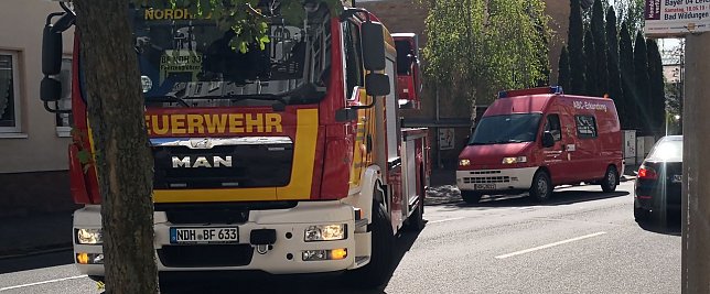 Bild: Feuerwehreinsatz im Landratsamt