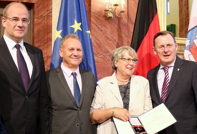 Bild: Cornelia R&uuml;besamen gew&uuml;rdigt