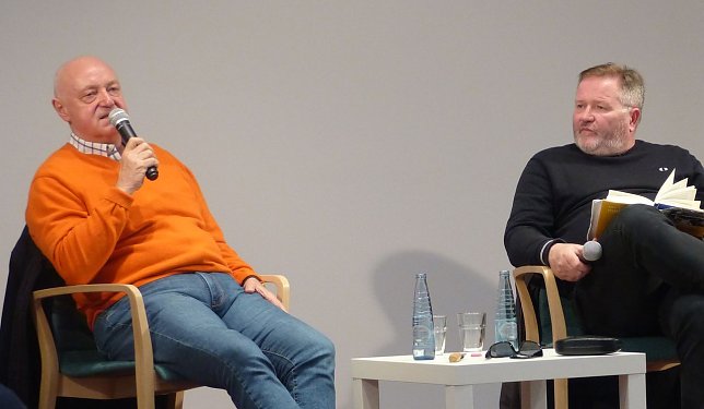Bild: Lutz Lindemann im Gespr&auml;ch mit Frank Willmann