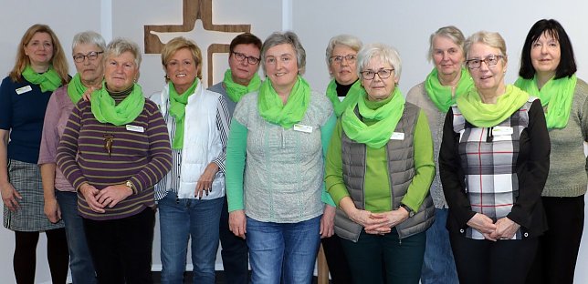Bild: Die Gr&uuml;nen Damen am S&uuml;dharz Klinikum