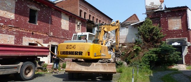 Bild: Abriss hat heute begonnen