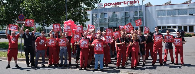 Bild: Aktionstag vor dem "Werktor"