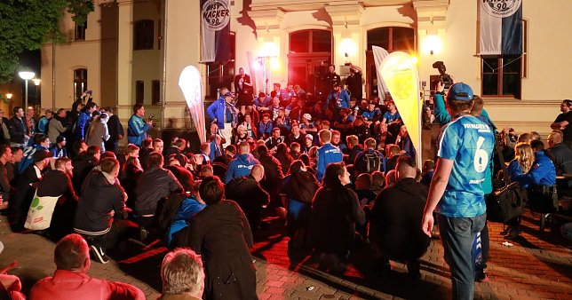 Bild: Feier nach dem Pokalsieg