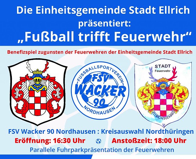 Bild: Plakat zum Benefizspiel